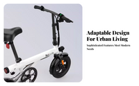 Electric Folding Bike, Mini, Portable, Double Braking