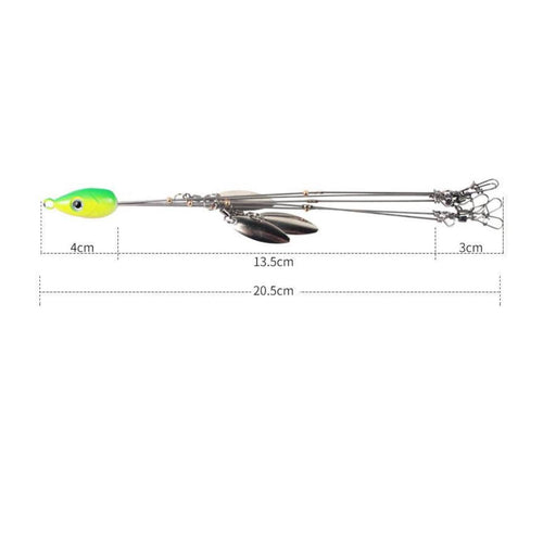 Alabama Rig 18 G Umbrella Rig Soft Swimbait for Anglers