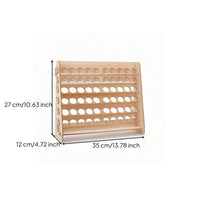 Wooden Paint Storage Organizer Compact Paint Bottle Holder Sturdy for Art Studio