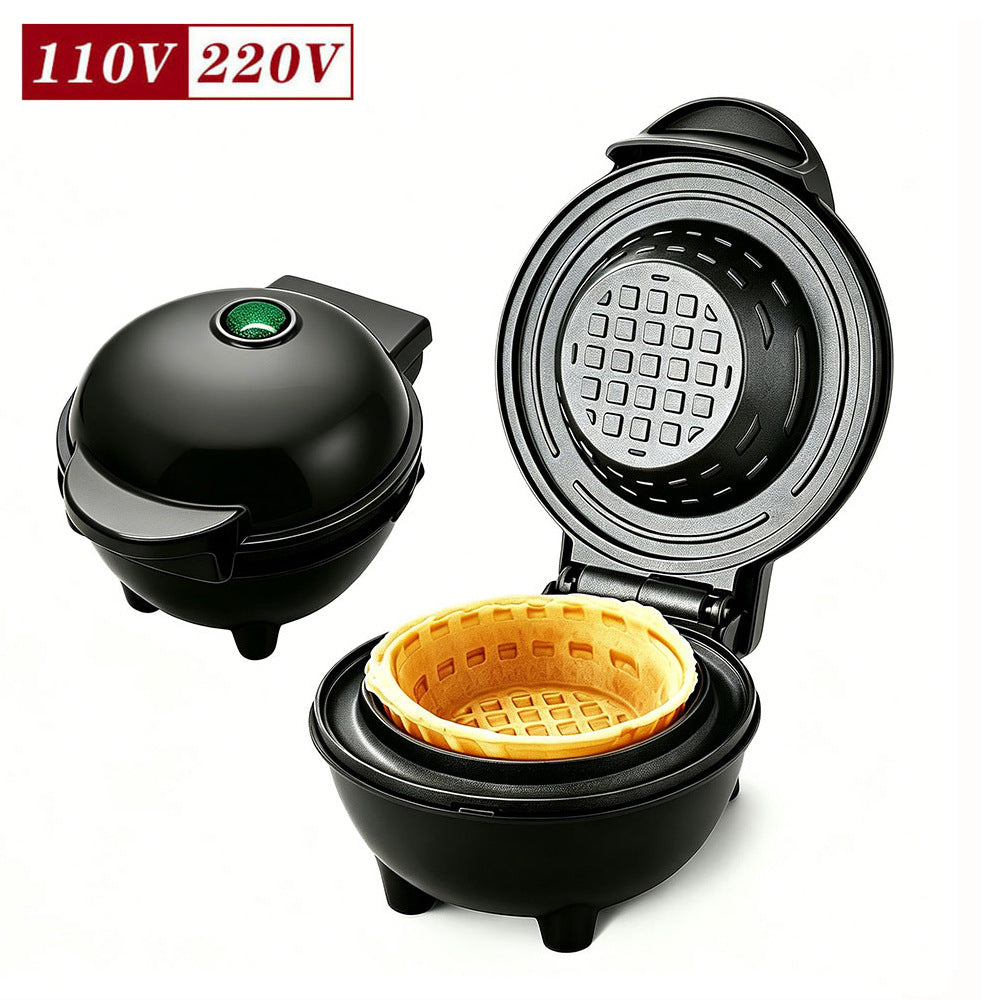 Waffle Bowl Maker Breakfast Machine 350W 2-3 People