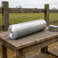 Galvanized Hardware Cloth Rolled Square Grid Wire Mesh Weatherproof