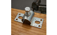 Curved Clip Bracket Slotted Holes Bolt-Tightened Clamp Easy to Install Metal Mounting Clip