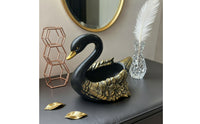 Swan Decorative Bowl Decorative Ornament Compact Sculpture for Vanity