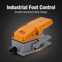 Industrial Momentary Foot Pedal Switch, CE Certified Heavy Duty Aluminum Foot Pe #variant:LF-31
