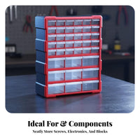 Removable Divider 39-Drawer Cabinet 39-Drawer Organizer Vertical