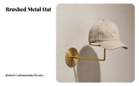 Wall Mounted Hat Holder Rustproof Wall Mount Hat Holder Space-Saving for Closet