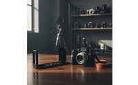Camera L-Plate Wood Handle Ergonomic Design Wooden Grip L-Bracket Wood Grip Camera Handle Complete Accessibility to Ports