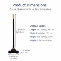 Brass Misting Nozzle Tee, Adjustable Direction, Quick Connect, for Outdoor Cooli #variant:Adjustable Directional Sprinkler with 8mm Quick Connect Tee