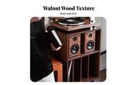 Complimentarystanding Turntable Station with Vinyl Storage unobstructedShelf Design Turntable Station Stable Construction Album Player Stand Cable Management for Music Lovers, Audiophiles, Home Decorators, Entryway, Bedroom
