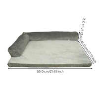Removable Dog Sofa Bed, Non-Slip Comfort Mat
Easy to Clean