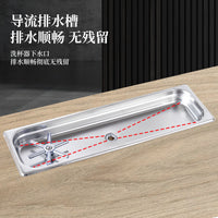 BEILAIFEI Stainless Steel Embedded Cup Washer for Coffee Shop Bar Sink