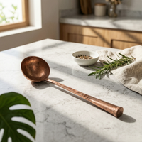 Copper Soup Ladle Handmade Copper Ladle