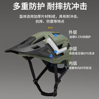 跨境公路车自行车头盔骑行头盔一体成型山地户外运动单车