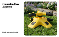 360-Degree Sprinkler Multiple Spray Outlets Garden Supply Large Area Coverage