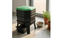 Worm Composting Bin Collection Tray Multi-Layer Compost Bin Drain Outlet