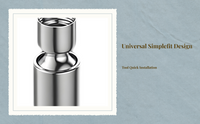 High-pressure stainless steel shower head