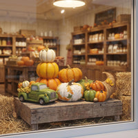 Simulated Resin Pumpkin Decoration for Harvest Festival