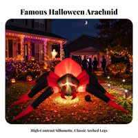 Easy to Inflate Inflatable Arachnid Spooky Halloween Inflatable Decoration Oversized Halloween Inflatable Decoration Outdoor for Party Hosts, Lawn