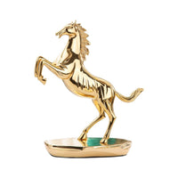 Rearing Horse Statue Shiny Horse Statue Reflective for Bookshelf
