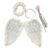Angel Wings with Headpiece and Wand Soft Wand Angelic for Children, Toddlers