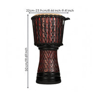 Djembe Drum Natural Drumhead Percussion Instrument Authentic Goat Skin