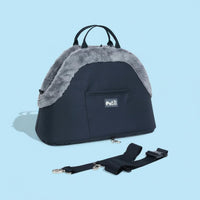 Dog Travel Carrier Bag Included Tether Shoulder Pet Carrier Minimalist Design