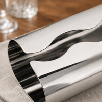 Stainless Steel Tissue Box Long-Lasting Desk Accessory Sleek Design for Desktop