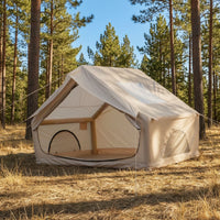 Quick Setup Inflatable Camping Tent with Skylight Breathable Inflatable Tent with Skylight Spacious Waterproof for Campers, Families, Glamping, Backyard
