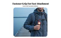 Mini Carabiner Torch High Brightness LED Keychain Flashlight Lightweight Portable Torch for Hikers, Pet Owners, Outdoor, Camping, Emergencies