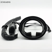 Full Face Snorkel Mask with Anti-Fog, High-Definition Large Frame, Elliptical Glass