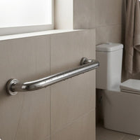 Polished Finish Bathroom Grab Bar Curved Bathroom Grab Rust Resistant Wall Mounted Handrail Secure Grip for Elderly, Seniors, Disabled, Shower, Bathtub, Toilet