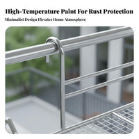 Space Saving Balcony Railing Planter Rack Multifunctional Flower Pot Holder Strong Load-Bearing Plant Stand Sturdy and Long-Lasting for Apartment Dwellers, Gardeners, Homeowners, Windowsill, Patio, Porch