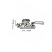 Adjustable aluminum door panel lock
