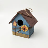 Decorative Birdhouse Patio Wooden Birdhouse Vintage for Gardeners