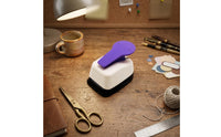 Single Hole Punch Compact Lever Crafting Tool Portable Single Hole Perforator for Teachers, Card Making, Home Crafting, Classroom