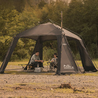 Canopy Tent with Side Walls Large Camping Canopy Waterproof Dome Tent for Campers, Families, Picnics, Backyard