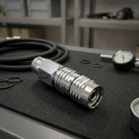 9/16 Thread Adapter Chrome Finish   Quick Release Adapter Medium Pressure Threaded Scuba Connector