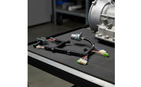 Corrugated Sleeve Solenoid Valve Wiring Harness Assembly Color Coded Terminals Transmission Solenoid Harness Black Plastic Auto Part Mounting Points