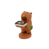 Cute Capybara Watch Stand Resin Smartwatch Charging Holder Sturdy Easy to Use for Bedside Table