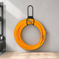 2 Pieces Wall-Mounted Hose Storage Space Saving Holder Rust Proof for Shed