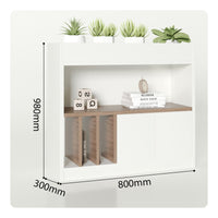 Office Partition Cabinet Modern Minimalist Design Workstation Divider Cabinet Easy to Install Standing Partition Screen for Interior Designers
