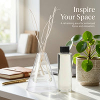 Silent Story Reed Diffuser Set, Bright Green + Gift Dragon Willow Scent