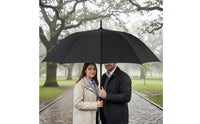Classic Straight Shaft Umbrella Manual Umbrella with Foam Handle Ergonomic Non-Automatic for Travel