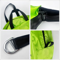 Water Rescue Throw Ring with Adjustable Tether and Ice Rescue Loop