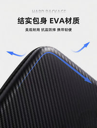 EVA Double Table Tennis Paddle Storage Bag, Portable, Cube Shape
