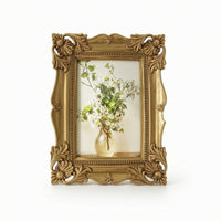 Gold Picture Frame Wall-Mounted Ornate Picture Frame Elegant for Home Decorators