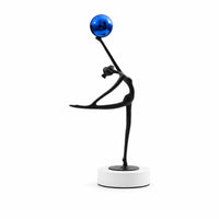 Ballet Dancer Figurine with Base Modern Ballet Sculpture Minimalist for Entryway