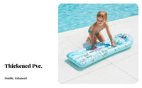 Easy to Inflate Kids Inflatable Surfboard Child Safe Inflatable Body Board Portable for Beginners, Beach