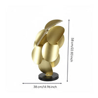 Stacked Leaf Sculpture Tabletop Interior Accessory 3D Design