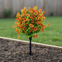 Flower Stake Easy to Place Artificial Stake No Effortless Garden Decor for Yard, Balcony